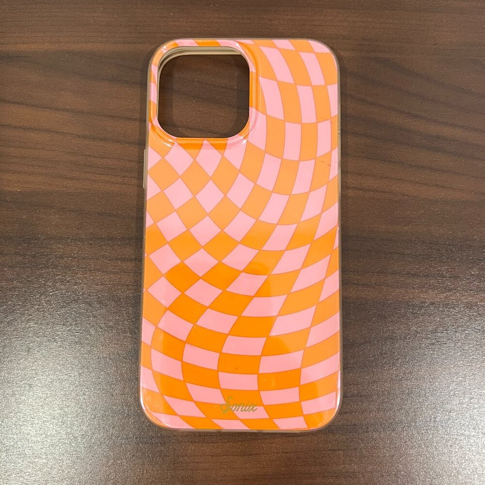 Sonix iPhone 13 Pro Max Magsafe Case in Checkmate Pink + Orange